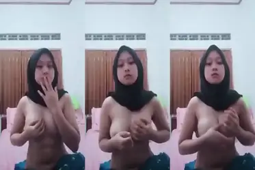 Viral ABG Hijabers Telanjang Remas Toket   BokepIndo